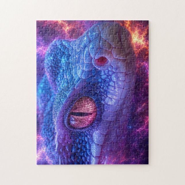 SNAKE IN SPACE JIGSAW PUZZLE (Vertical)