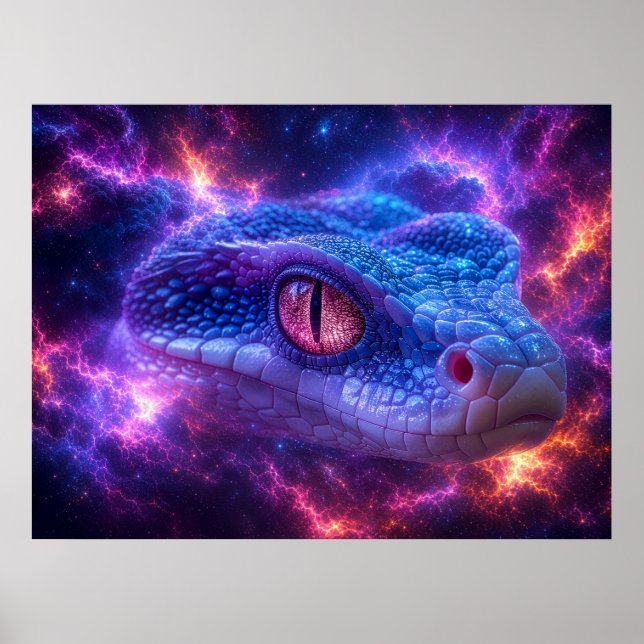 SNAKE IN SPACE POSTER (Front)