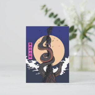 Snake in the Grass Announcement Postcard