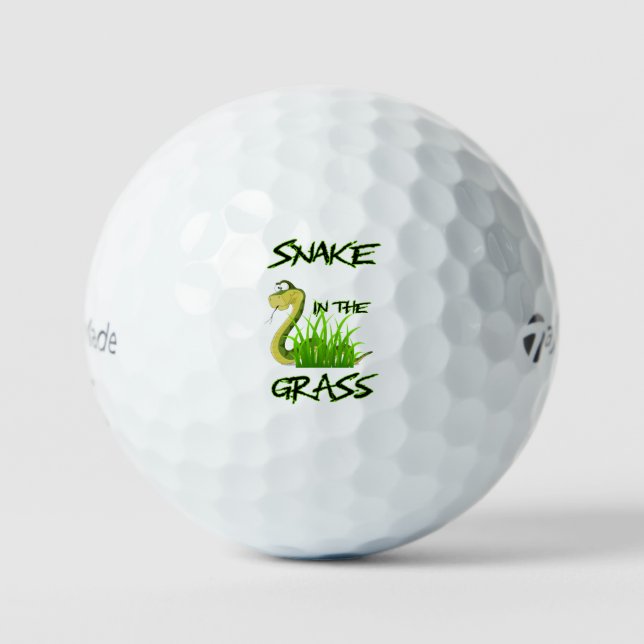Snake In The Grass Golf Balls (Front)
