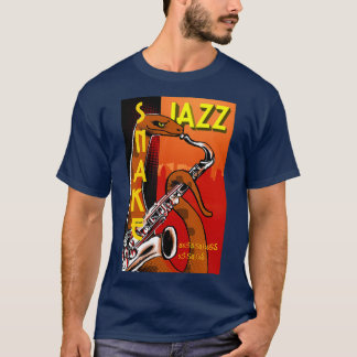 Snake Jazz Vintage  T-Shirt