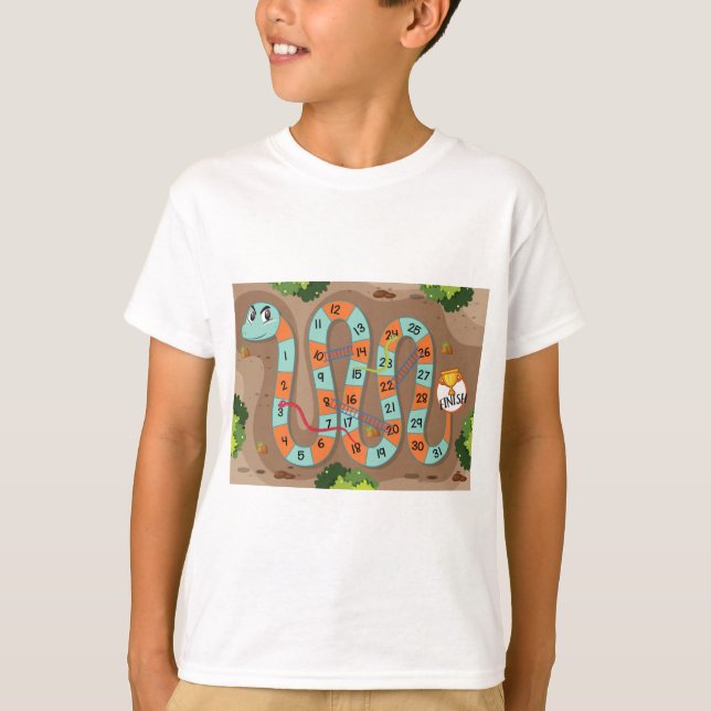 Snake Ladder Game T-Shirt (Front)