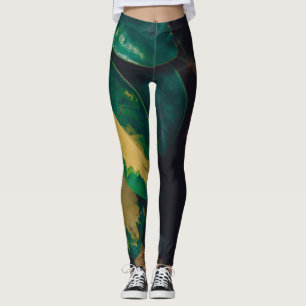 "Snake" Leafs Leggings
