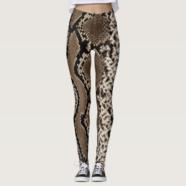 Snake Love - Power Yoga Leggings (Front)