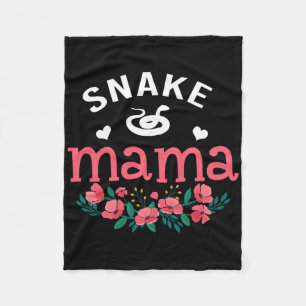 Snake Mama Gifts Womens Mum Cute Snake Pet Lover C Fleece Blanket
