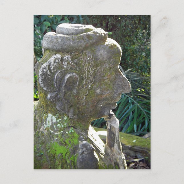 Snake Man Statue Postcard (Front)