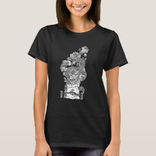 Snake Money Flower Reptile Nature Animal Terrarium T-Shirt