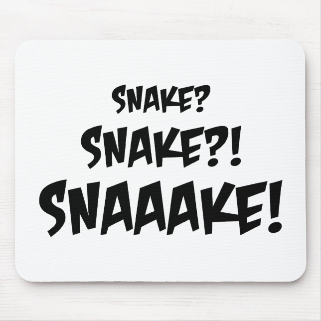 Snake? Mouse Pad (Front)
