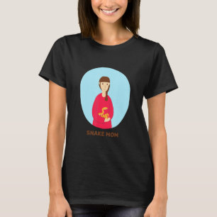 Snake Mum Reptile Reptilian Lizard Lizards Squamat T-Shirt