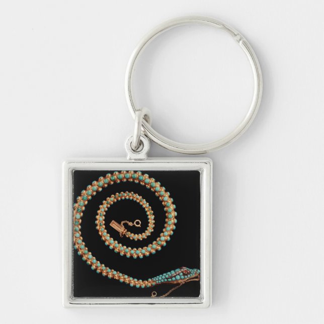 Snake necklace, 1844 key ring (Front)