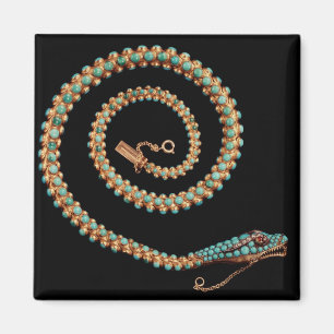 Snake necklace, 1844 magnet