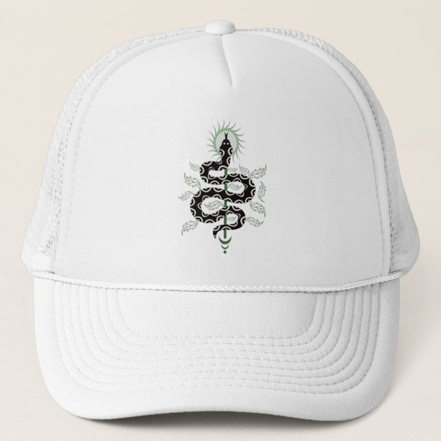 Snake Oasis Trucker Hat (Front)