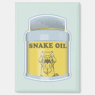 Snake oil alternative medicine magnet