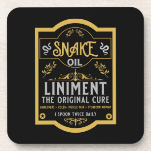 Snake oil Hangover Cure Coaster
