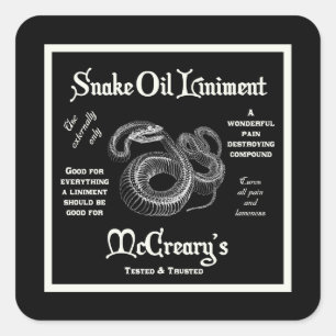 Snake Oil Liniment Sticker