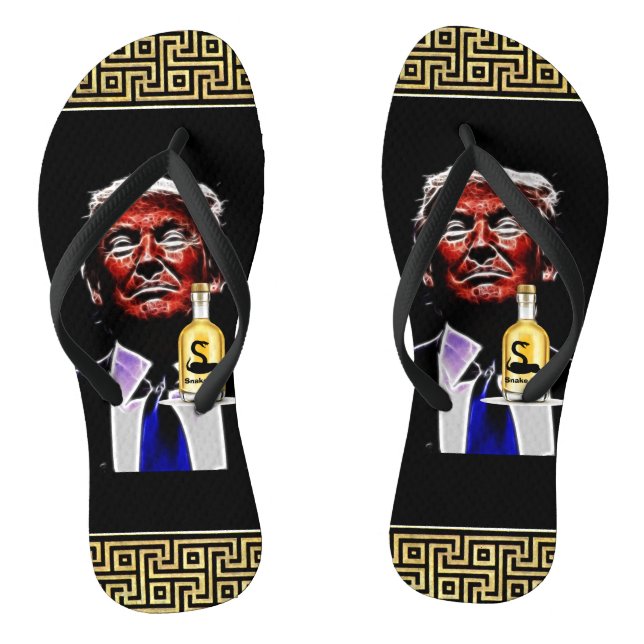 Snake Oil Salesman Flip Flops (Footbed)