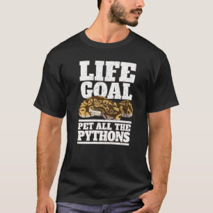 Snake Owner Python Pet All The Pythons T-Shirt