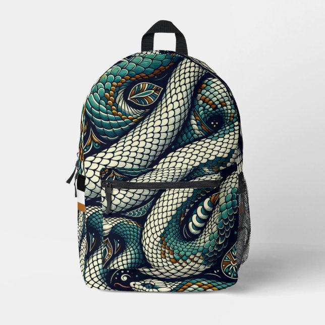 Snake Pattern BackPack Design (Front)