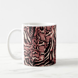 snake pattern texture art decor coffee mug