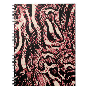 snake pattern texture art decor notebook