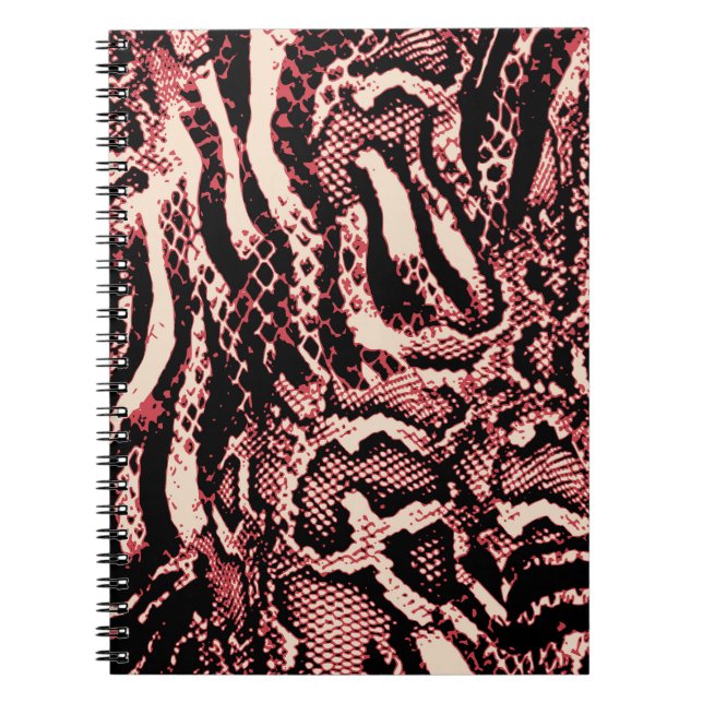 snake pattern texture art decor notebook (Front)