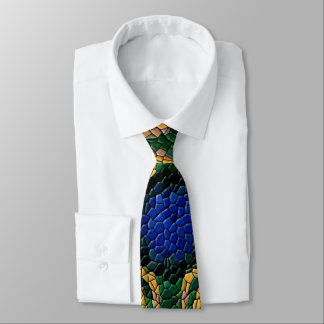 snake pattern tie