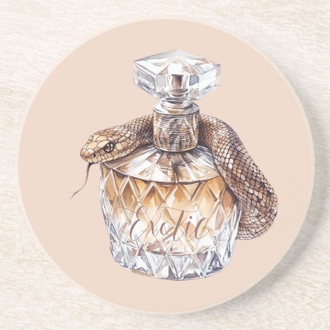 Snake Perfume Bottle Coaster (Front)