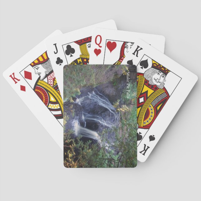 Snake Pit Falls playing cards (Back)