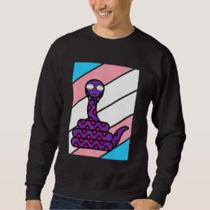 Snake Pride Transgender Flag LGBTQ Proud Ally Prid Sweatshirt