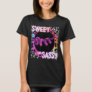 Snake Print 90s Nostalgia Rainbow Leopard Print Tr T-Shirt