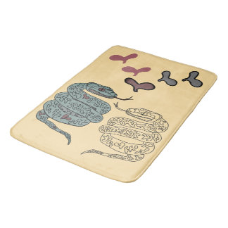 Snake print  Bath Mat