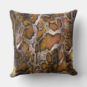 Snake Print Cushion