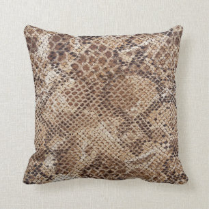 Snake Print Cushion