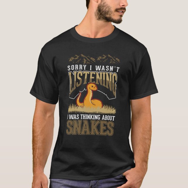 Snake Python Adder Corn Snake T-Shirt (Front)