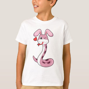 Snake Rabbit Heart T-Shirt