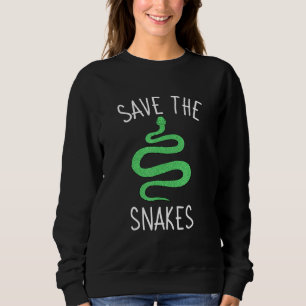 Snake Reptile Herpetologist Ophiologist Ophiology  Sweatshirt