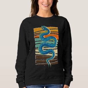 Snake   Reptile Keeper Pet Animal   Retro Snake Sweatshirt
