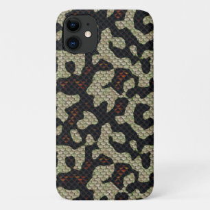 Snake Reptile Like Digital Texture Print iPhone 11 Case