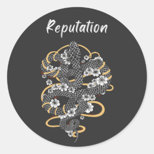 Snake Reputation In The World Classic Round Sticker