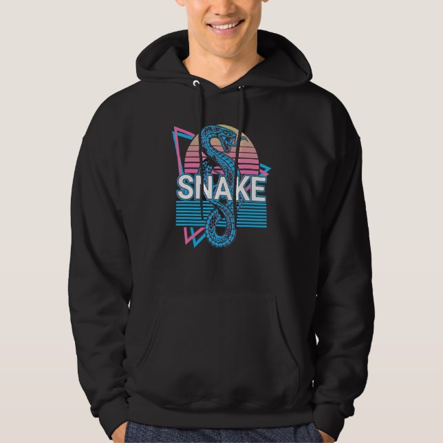 Snake Retro Hoodie (Front)