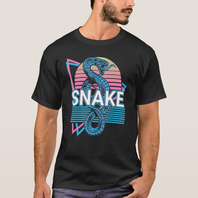 Snake Retro T-Shirt (Front)