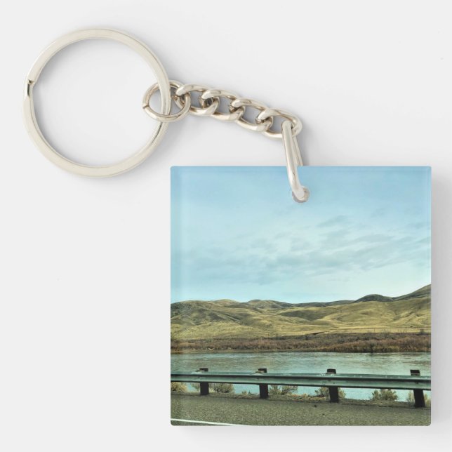 Snake River, Baker County, Oregon Key Ring (Front)