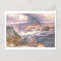 Snake River Great Falls Vintage Prang Lithograph