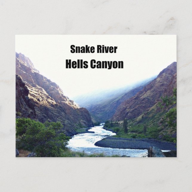 Snake RIver, Hells Canyon Postcard (Front)