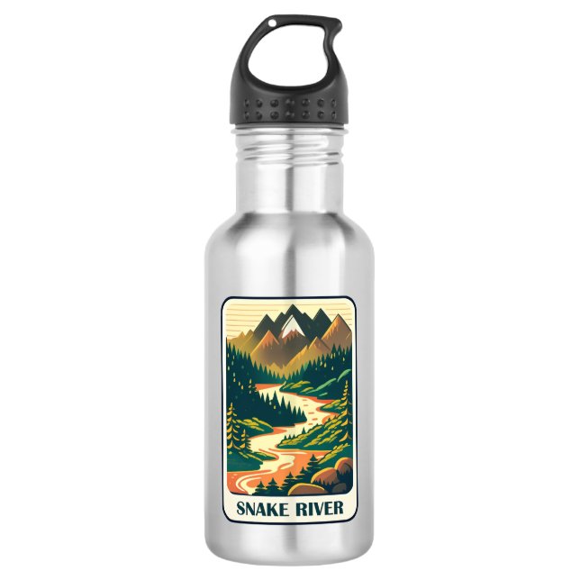 Snake River Idaho Colours 532 Ml Water Bottle (Front)