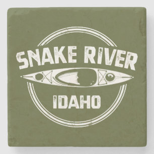 Snake River Idaho Stone Coaster
