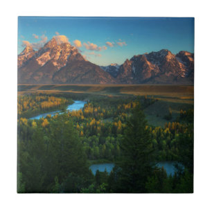Snake River Overlook Ceramic Tile