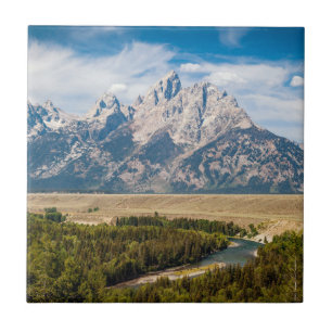 Snake River Overlook   Grand Teton National Park Ceramic Tile