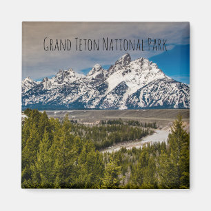 Snake River Tetons Magnet