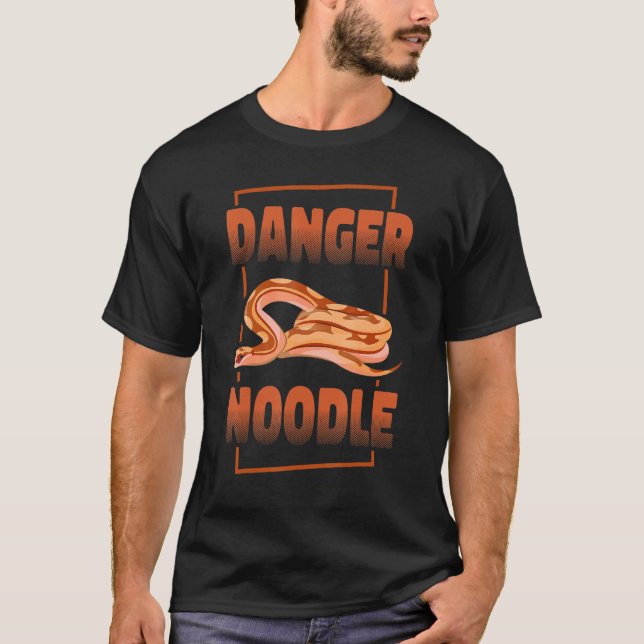 Snake Serpent Danger Noodle T-Shirt (Front)